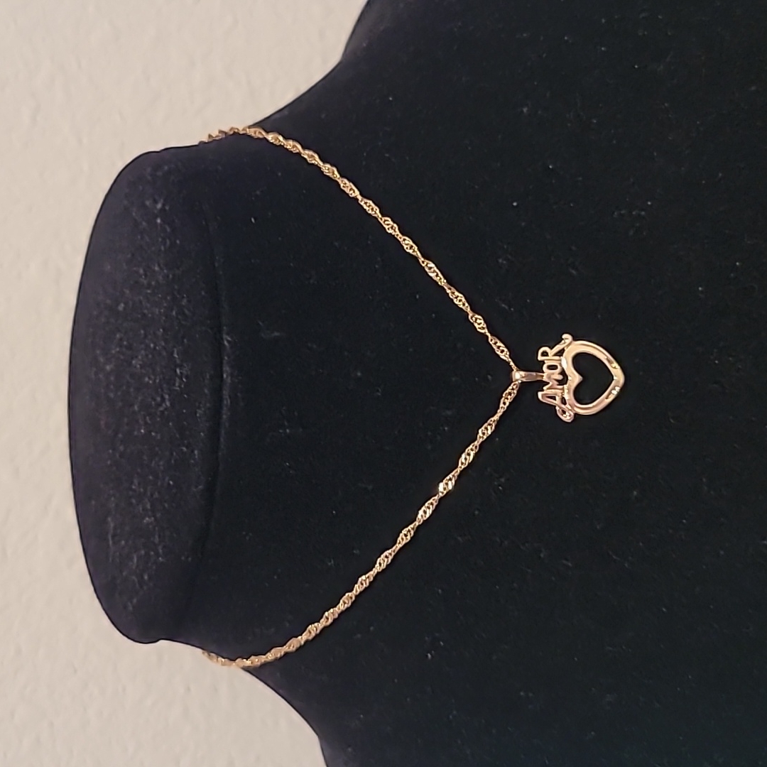 Frasier Sterling Spanish Lover Necklace New 13$
